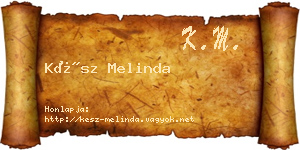 Kész Melinda névjegykártya