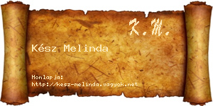 Kész Melinda névjegykártya
